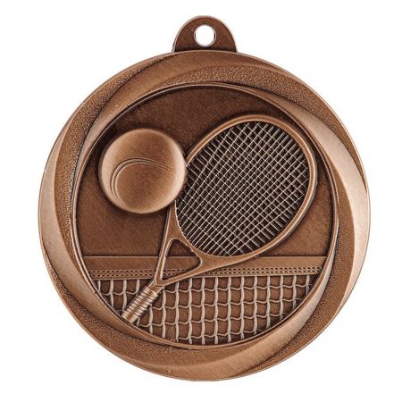 Estamos fabricando medalhas de tênis personalizadas para as Olimpíadas.