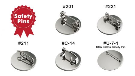 Complete Pin Back Options for Custom Lapel Pins | Embroidered patches ...