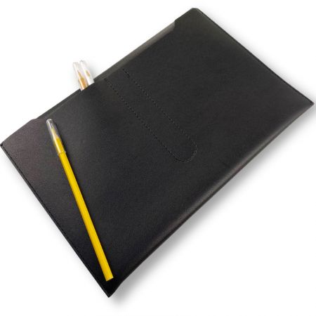 Star Lapel Pin's leather file folder bag is an appropriate gift for company anniversary.
