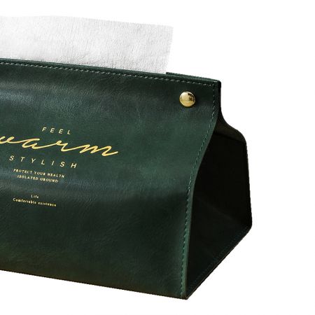 Meillä on useita valinnaisia nahkakuvioita mukautettuun nahkaiseen kudoslaatikon suojukseen.