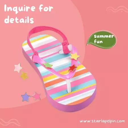 The shoe charms for child's flip flop are very cute.