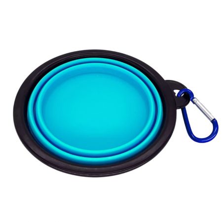 Die zusammenklappbaren Hundenäpfe sind faltbar, leicht und langlebig.