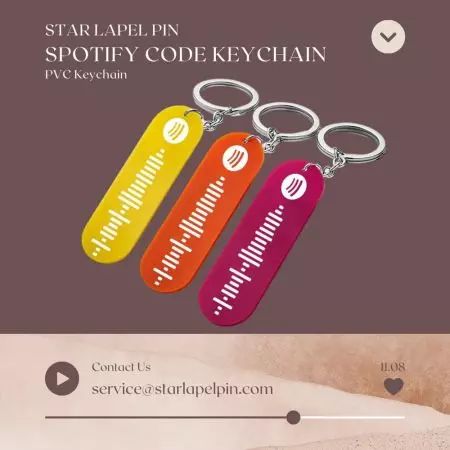 맞춤형 Spotify 키체인은 독특한 선물입니다.