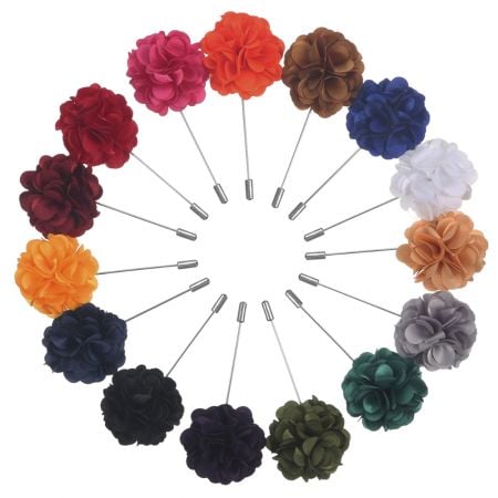 남성용 슈트용 꽃 핀 - 꽃 라펠 핀은 당신의 스타일을 정의할 수 있습니다.