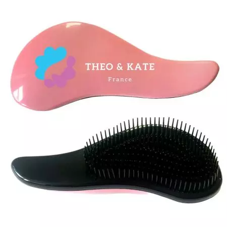 Cepillos de pelo personalizados - Impresión de logotipo en los cepillos de pelo.