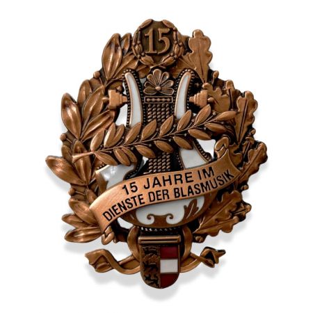 Personalized Antique Plating Lapel Pins - Our antique lapel pins can turn your logo into a custom pin with a timeless.