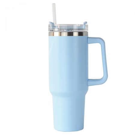 The color of the thermos cup is made of stainless steel.