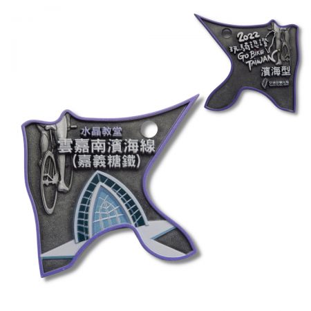 Skräddarsydda pusselmedaljer kan vara av vilken storlek och form som helst.