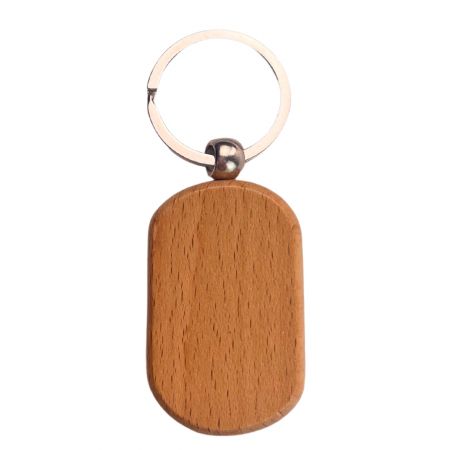 Porte-clés en bois personnalisé.