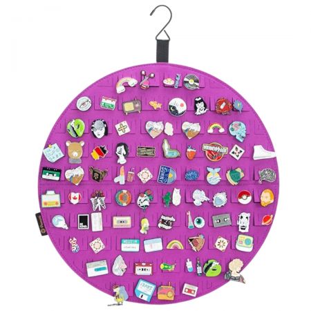 Emaille-Anstecknadel-Display kann in individueller Farbe angepasst werden.