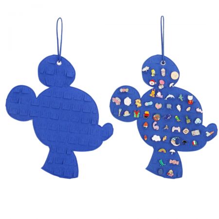 Pin collection display is made of high quality felt..