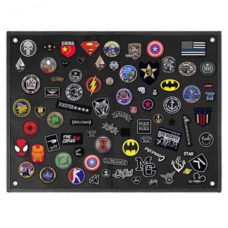 Patch Collection Hanging Display - Collect all variety of patches.