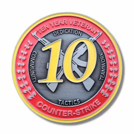 Anpassade metallpins för år.