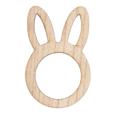 Easter Napkin Ring - The Easter napkin rings are made of wood.