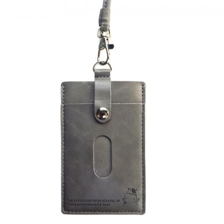 Stand out from the crowd with a custom leather ID badge holder designed and manufactured in our factory.