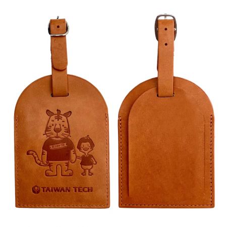 Promotional Leather Travel Tags - The luggage identifiers only make use of premium real leather or PU leather.