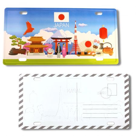 کارت پستی فلزی شخصی‌سازی شده - کارت پستال فلزی سفارشی و تابلوهای فلزی.