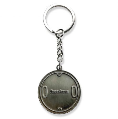 Customized silver keychains are welcome.