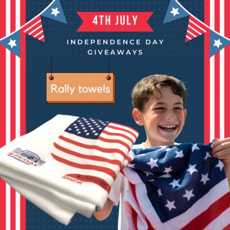 Beställ dina anpassade giveaways för självständighetsdagen idag.