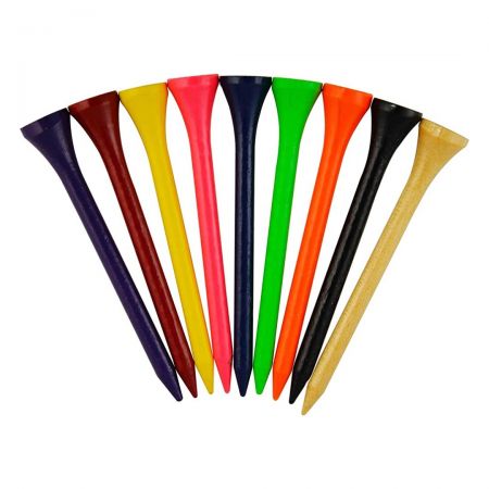 Tee de golf en bois imprimé sur mesure.