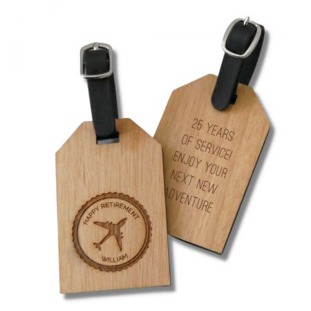 Etiqueta de equipaje de madera, Fabricante de parches bordados