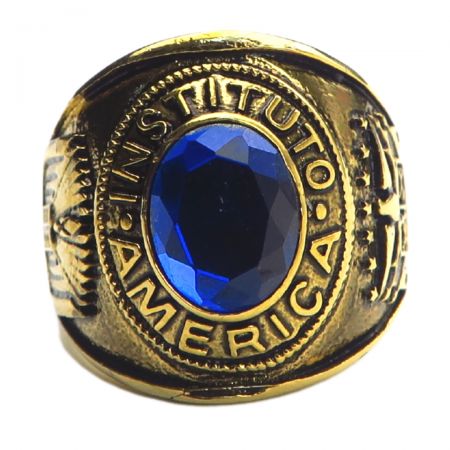 Personalized vintage sapphire rings.
