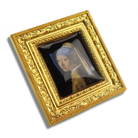 Portrait Badge Metal Pin - Create custom portrait badge metal pins.