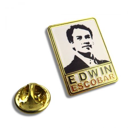 We are good at producing portrait Badge metal pins.