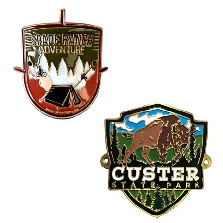 برچسب لوله سر فلزی سفارشی.