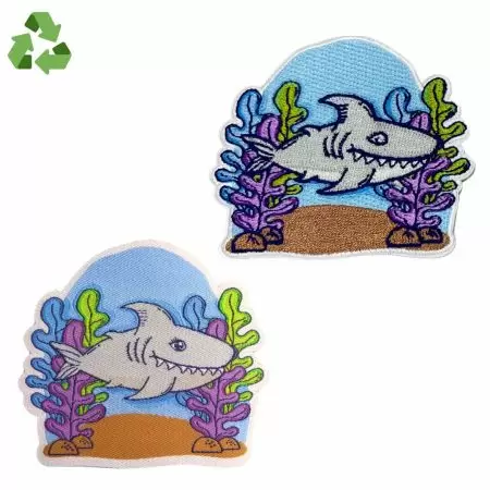 100% Recycled Polyester Threads For Custom Iron On Patches - Custom eco-friendly patches.