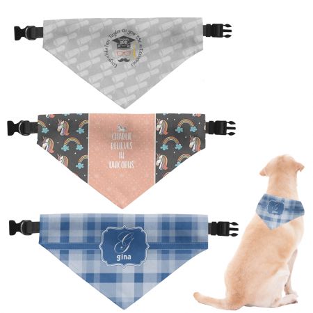 Collar de bandana personalizada para perros.