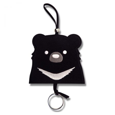 Funda de llaves bordada - Funda de soporte para llaves bordada personalizada.