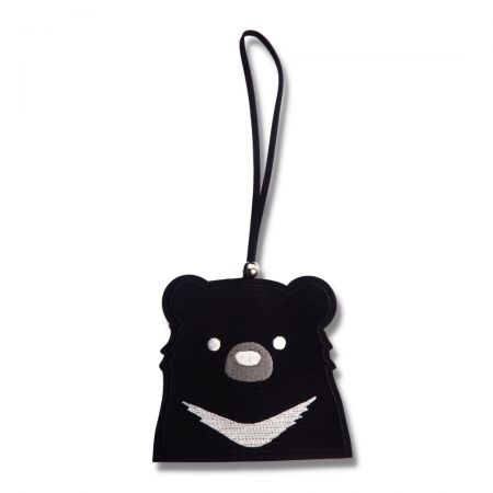 Egendefinert brodert nøkkelskjuler nøkkelring.