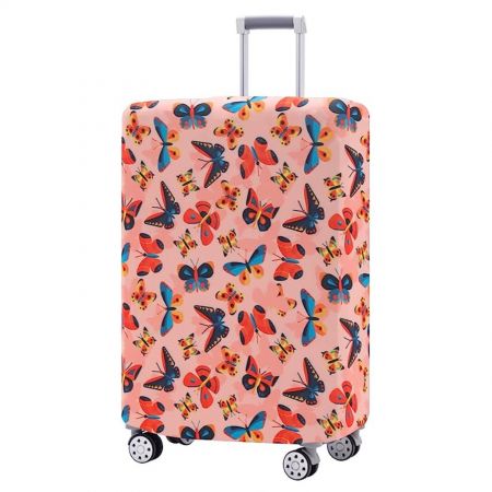 Cubierta protectora de maleta con imagen personalizada.