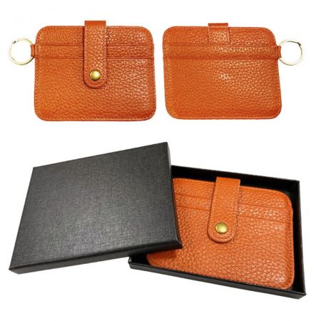 Personliggjør logo kortholder lommebok.