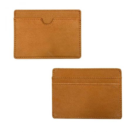 Leather wallet.