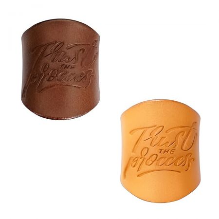 Custom Leather Scout Woggle - Leather woggle.