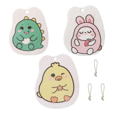 圧縮木材パルプスポンジ。