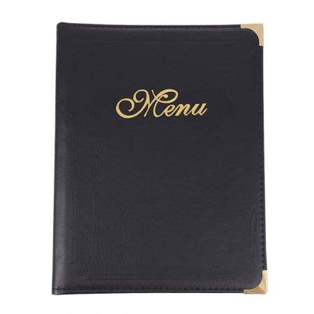 कस्टम कैफे लेदर मेनू फोल्डर।