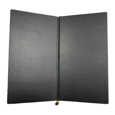 कस्टम बार्स लेदर मेनू कवर।