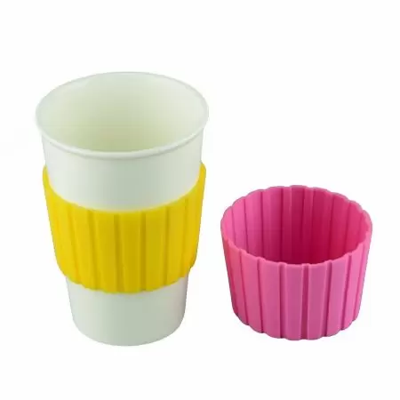 Custom Logo Silicone Coffee Cup Sleeves - Custom coffee sleeves.