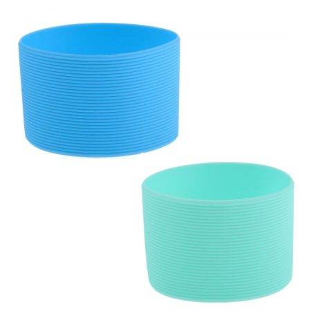 Manicotti personalizzati in silicone per tazza.