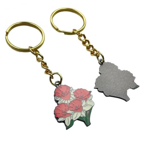 Индивидуальный эмалевый брелок с эпоксидным покрытием