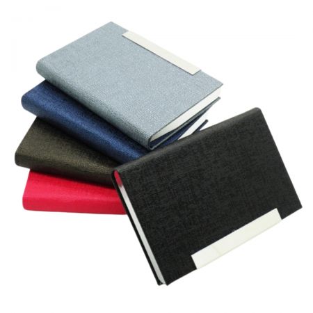 Custom Logo Leather Business Card Holder - Case for business cards