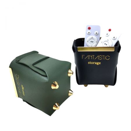 Nahkainen tarjotin järjestäjä.