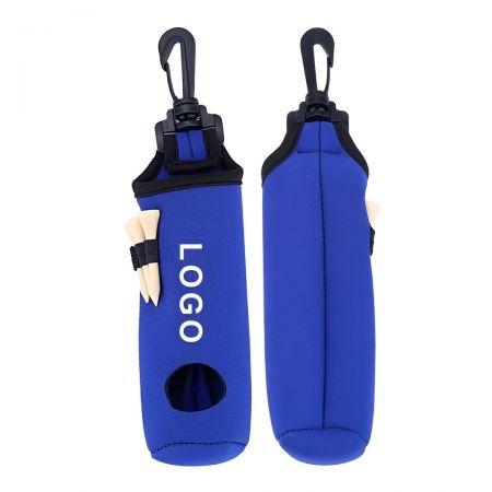 Bærbar golfboldholder.