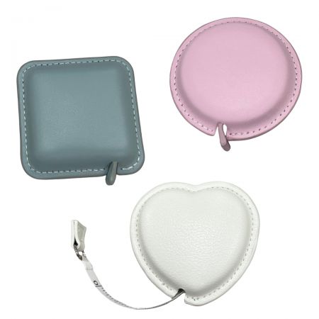 Mukautettu nahkainen vetoketjumittanauha - Nahkainen vartalon mittanauha.