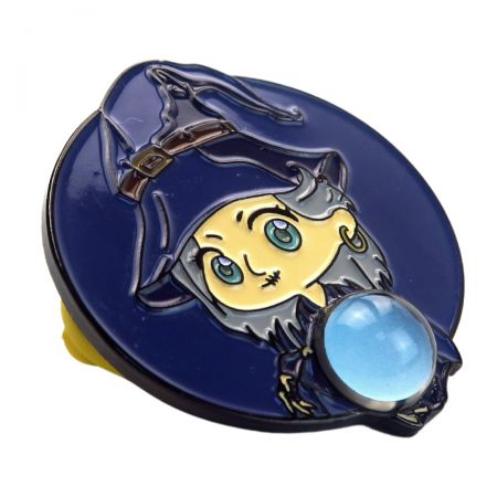 Förstoringsbollsmärke.