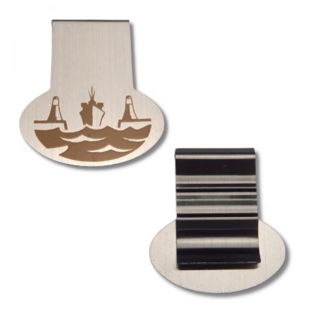 Metallklämma bokmärken.