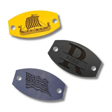 چارم سفارشی چاپ کفش چرمی - چارم شانه سفارشی.